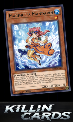 1st Edition Marincess Mandarin CHIM-EN002 YuGiOh Rare Chaos Impact Card NM
