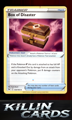 Box of Disaster 154/196 Pokemon Uncommon SWSH11: Lost Origin Card NM