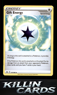 Gift Energy 171/196 Pokemon Uncommon SWSH11: Lost Origin Card NM