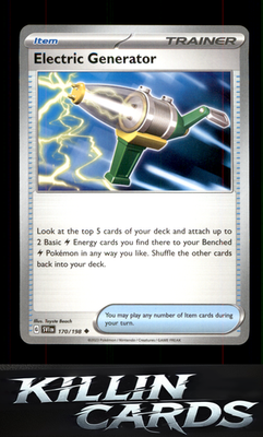 Electric Generator 170/198 Pokemon Uncommon SV01: Scarlet & Violet Base Set Card