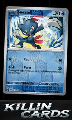Reverse Holofoil Sneasel 013/064 Pokemon Common SV: Shrouded Fable Card NM