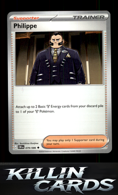 Philippe - 079/086 079/086 Pokemon Uncommon ME04: Chaos Rising Card NM