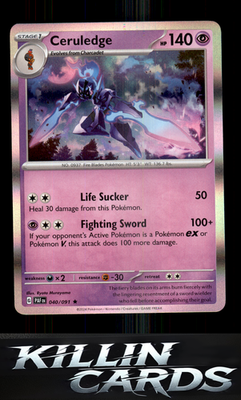 Ceruledge - 040/091 040/091 Pokemon Rare SV: Paldean Fates Card NM
