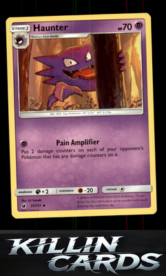 Haunter 37/111 Pokemon Uncommon SM - Crimson Invasion Card LP