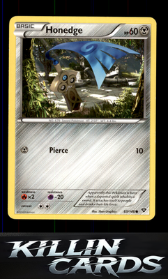 Honedge 83/146 Pokemon Common XY Base Set Card LP