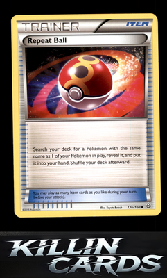 Repeat Ball 136/160 Pokemon Uncommon XY - Primal Clash Card LP