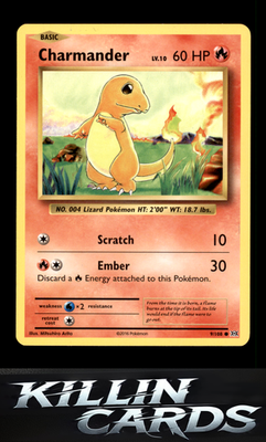 Charmander 9/108 Pokemon Common XY - Evolutions Card NM