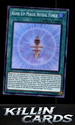 1st Edition Rank-Up-Magic Astral Force INCH-EN044 YuGiOh Super Rare The Infinity