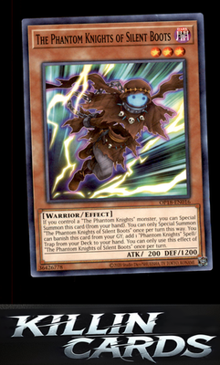 The Phantom Knights of Silent Boots OP18-EN016 YuGiOh Common OTS Tournament Pack
