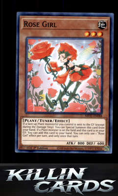 1st Edition Rose Girl MP21-EN088 YuGiOh Common 2021 Tin of Ancient Battles Card