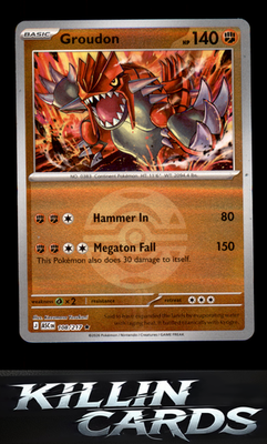 Reverse Holofoil Groudon (Dusk Ball) 108/217 Pokemon Rare ME: Ascended Heroes Ca
