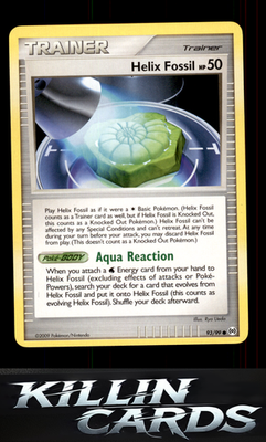Helix Fossil 93/99 Pokemon Common Arceus Card NM