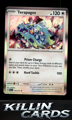 Terapagos 178/217 Pokemon Rare ME: Ascended Heroes Card NM