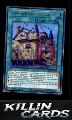 1st Edition Plunder Patroll Shipyarrrd GFP2-EN164 YuGiOh Ultra Rare Ghosts From