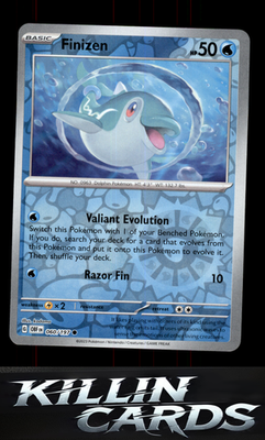 Reverse Holofoil Finizen 60/197 060/197 Pokemon Common SV03: Obsidian Flames Car
