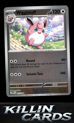 Reverse Holofoil Wigglytuff - 077/094 077/094 Pokemon Uncommon ME02: Phantasmal