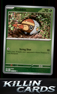 Reverse Holofoil Grubbin 002/084 Pokemon Common ME05: Pitch Black Card NM