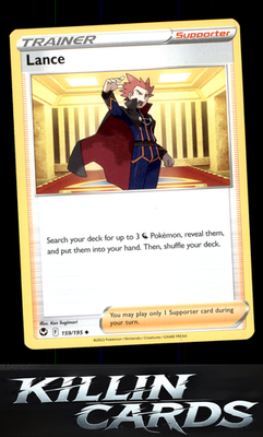 Lance 159/195 Pokemon Uncommon SWSH12: Silver Tempest Card NM