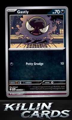 Reverse Holofoil Gastly 054/094 Pokemon Common ME02: Phantasmal Flames Card NM