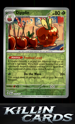 Reverse Holofoil Dipplin - 018/167 018/167 Pokemon Uncommon SV06: Twilight Masqu