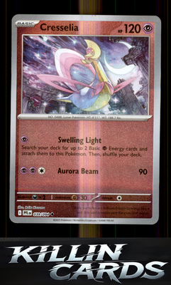 Reverse Holofoil Cresselia 039/094 Pokemon Uncommon ME02: Phantasmal Flames Card