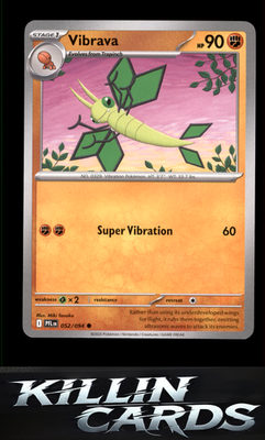 Vibrava 052/094 Pokemon Common ME02: Phantasmal Flames Card NM