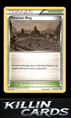 Mountain Ring 97/111 Pokemon Uncommon XY - Furious Fists Card LP
