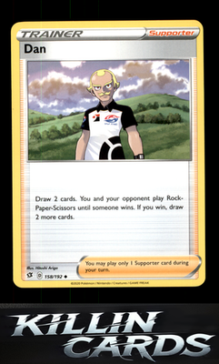Dan 158/192 Pokemon Uncommon SWSH02: Rebel Clash Card NM