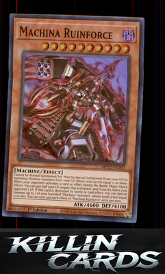 1st Edition Machina Ruinforce MP22-EN203 YuGiOh Super Rare 2022 Tin of the Phara