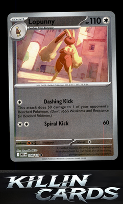 Reverse Holofoil Lopunny 108/132 Pokemon Common ME01: Mega Evolution Card NM