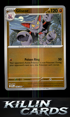 Reverse Holofoil Gliscor 050/094 Pokemon Uncommon ME02: Phantasmal Flames Card N