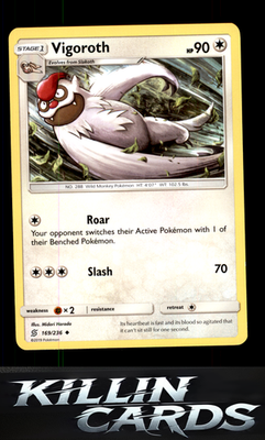 Vigoroth 169/236 Pokemon Uncommon SM - Unified Minds Card NM