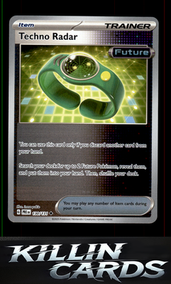 Reverse Holofoil Techno Radar 130/131 Pokemon Uncommon SV: Prismatic Evolutions