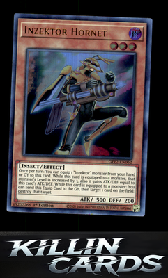 1st Edition Inzektor Hornet GFP2-EN062 YuGiOh Ultra Rare Ghosts From the Past: T