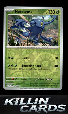 Reverse Holofoil Heracross - 006/193 006/193 Pokemon Uncommon SV02: Paldea Evolv