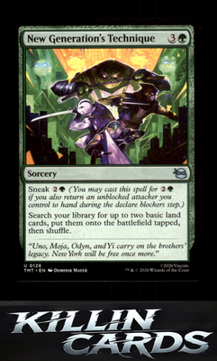 New Generation's Technique 126 Magic U Teenage Mutant Ninja Turtles Card NM