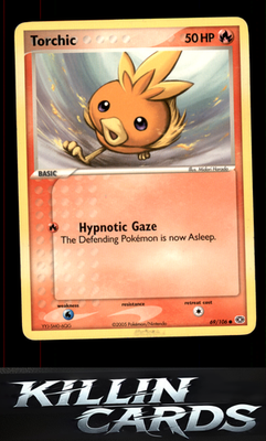Torchic 69/106 Pokemon Common Emerald Card NM