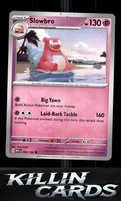 Slowbro 080/165 Pokemon Uncommon SV: Scarlet & Violet 151 Card NM