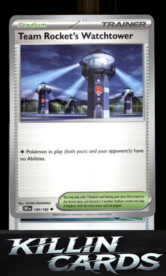 Team Rocket's Watchtower 180/182 Pokemon Uncommon SV10: Destined Rivals Card NM