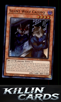 1st Edition Silent Wolf Calupo MP23-EN184 YuGiOh Super Rare 25th Anniversary Tin