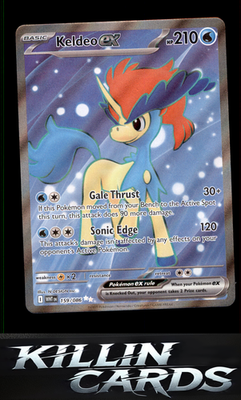 Keldeo ex - 159/086 159/086 Pokemon Ultra Rare SV: White Flare Card NM