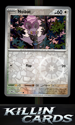 Reverse Holofoil Noibat 090/131 Pokemon Common SV: Prismatic Evolutions Card NM