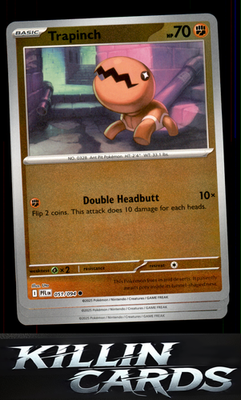 Reverse Holofoil Trapinch 051/094 Pokemon Common ME02: Phantasmal Flames Card NM