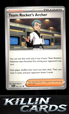Team Rocket's Archer 201/217 Pokemon Uncommon ME: Ascended Heroes Card NM