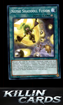 1st Edition Nephe Shaddoll Fusion SDSH-EN025 YuGiOh Common Structure Deck: Shadd