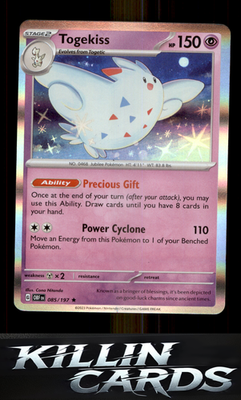 Togekiss 085/197 Pokemon Rare SV03: Obsidian Flames Card NM