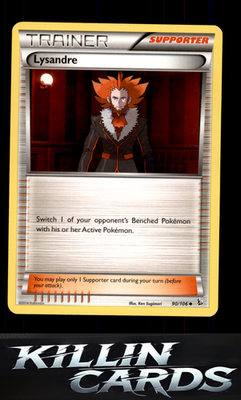 Lysandre 90/106 Pokemon Uncommon XY - Flashfire Card LP