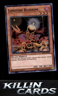 1st Edition Lonefire Blossom MYFI-EN042 YuGiOh Super Rare Mystic Fighters Card N