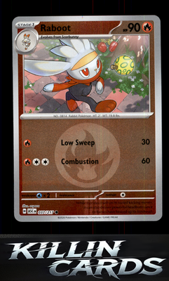 Raboot (Energy Symbol Pattern) 037/217 Pokemon Common ME: Ascended Heroes Card N
