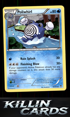 Poliwhirl 16/111 Pokemon Uncommon XY - Furious Fists Card NM